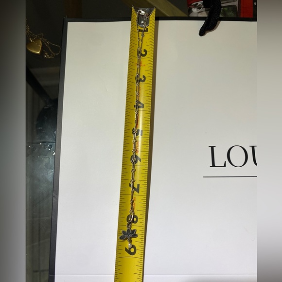 Sterling silver vintage lotus necklace with pearl drop, made in Italy - Picture 5 of 5